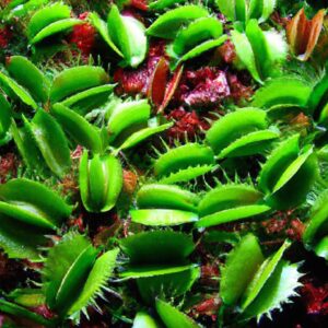 Plantas carnívoras em terrários decorativos